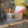 Small Oval Galvanized Tub