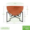 Jane II Planter- Burnt Sienna Bowl