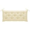 Cushion for Swing Chair Cream White 47.2" Fabric