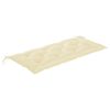 Cushion for Swing Chair Cream White 47.2" Fabric