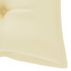 Cushion for Swing Chair Cream White 47.2" Fabric