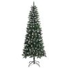 Artificial Christmas Tree with Stand Green 82.7" PVC