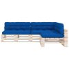 Pallet Sofa Cushions 7 pcs Royal Blue