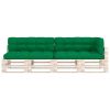Pallet Sofa Cushions 5 pcs Green